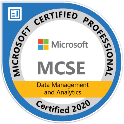 MCSE Data Management and Analytics